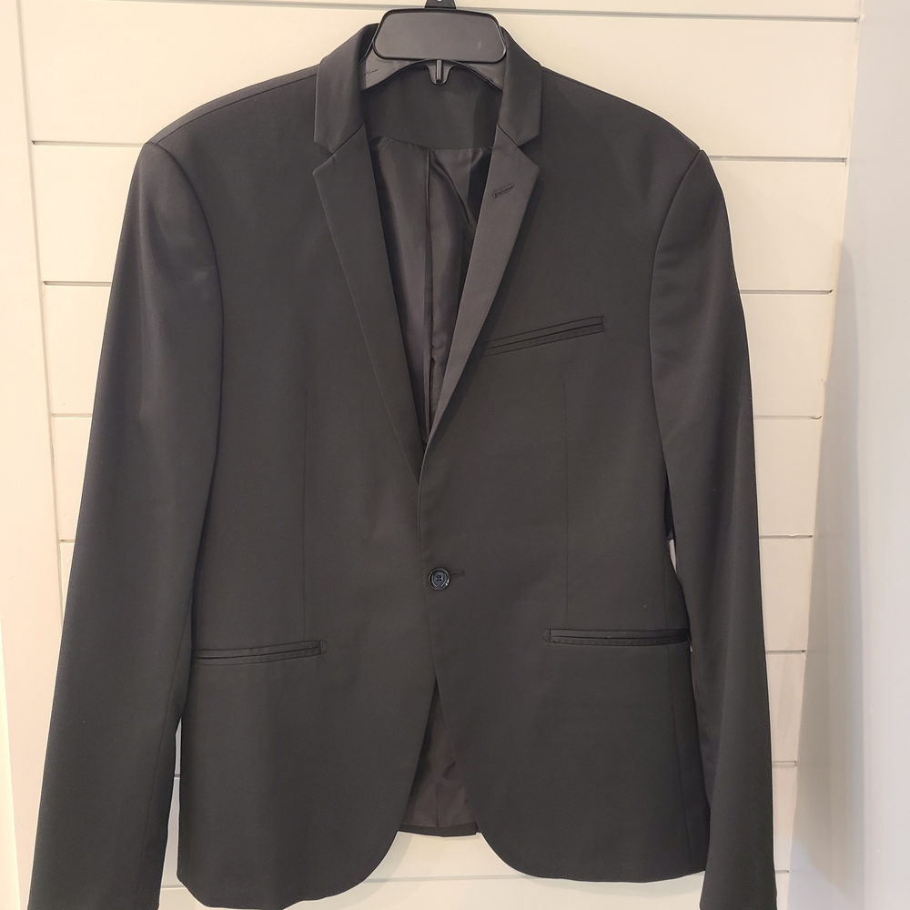 Zara Elegant Black Blazer for Men